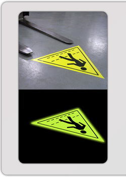 DuraStripe Peel-&-Stick Glow Signs