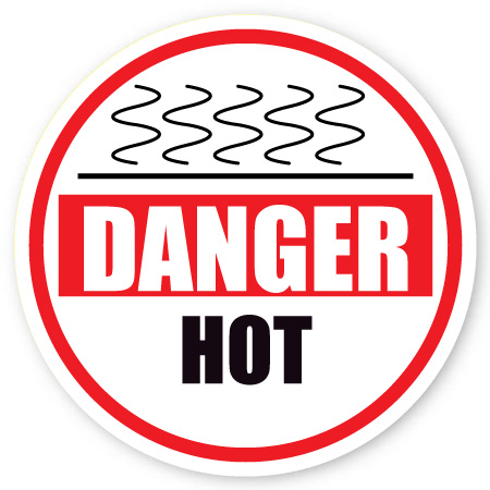 danger hot