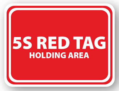 5S red tag